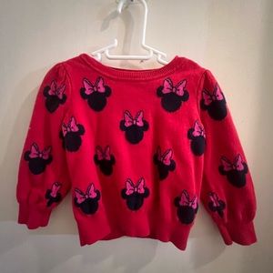 Baby GAP Disney Minnie Red Sweater.  Toddler size 2.